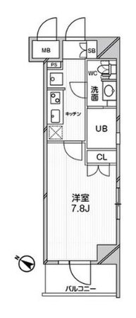 エルスタンザ文京千駄木の物件間取画像